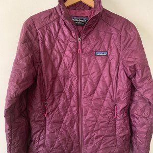 Patagonia Nano Puff Jacket Full Zip Plum